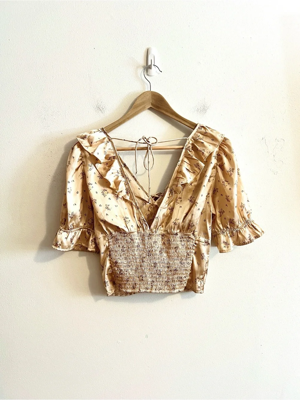 Free People Isabella Silky Blouse